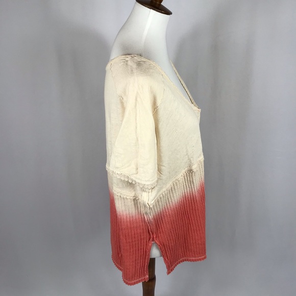 Free People Coral Sun Dial Tee (M) NWT - Picture 4 of 8